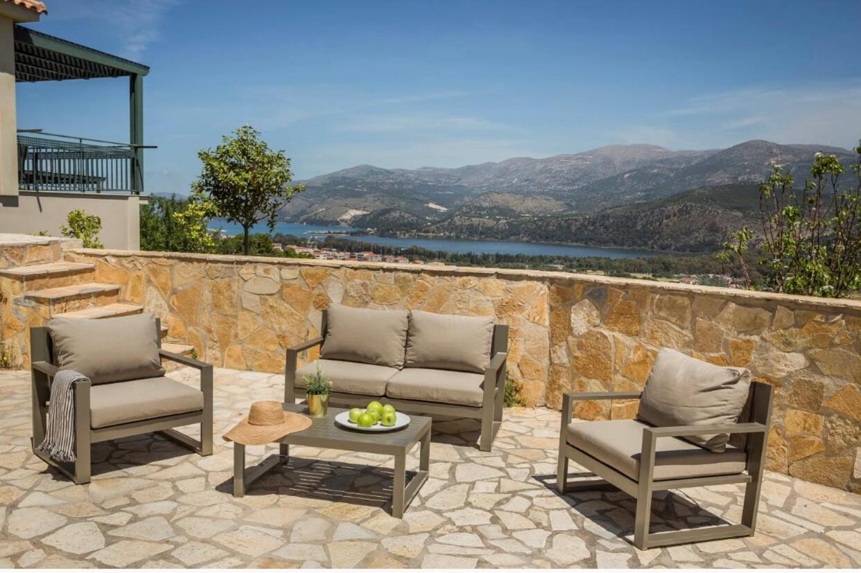 Peaceful House With An Awesome View Villa Khelmata Exterior photo