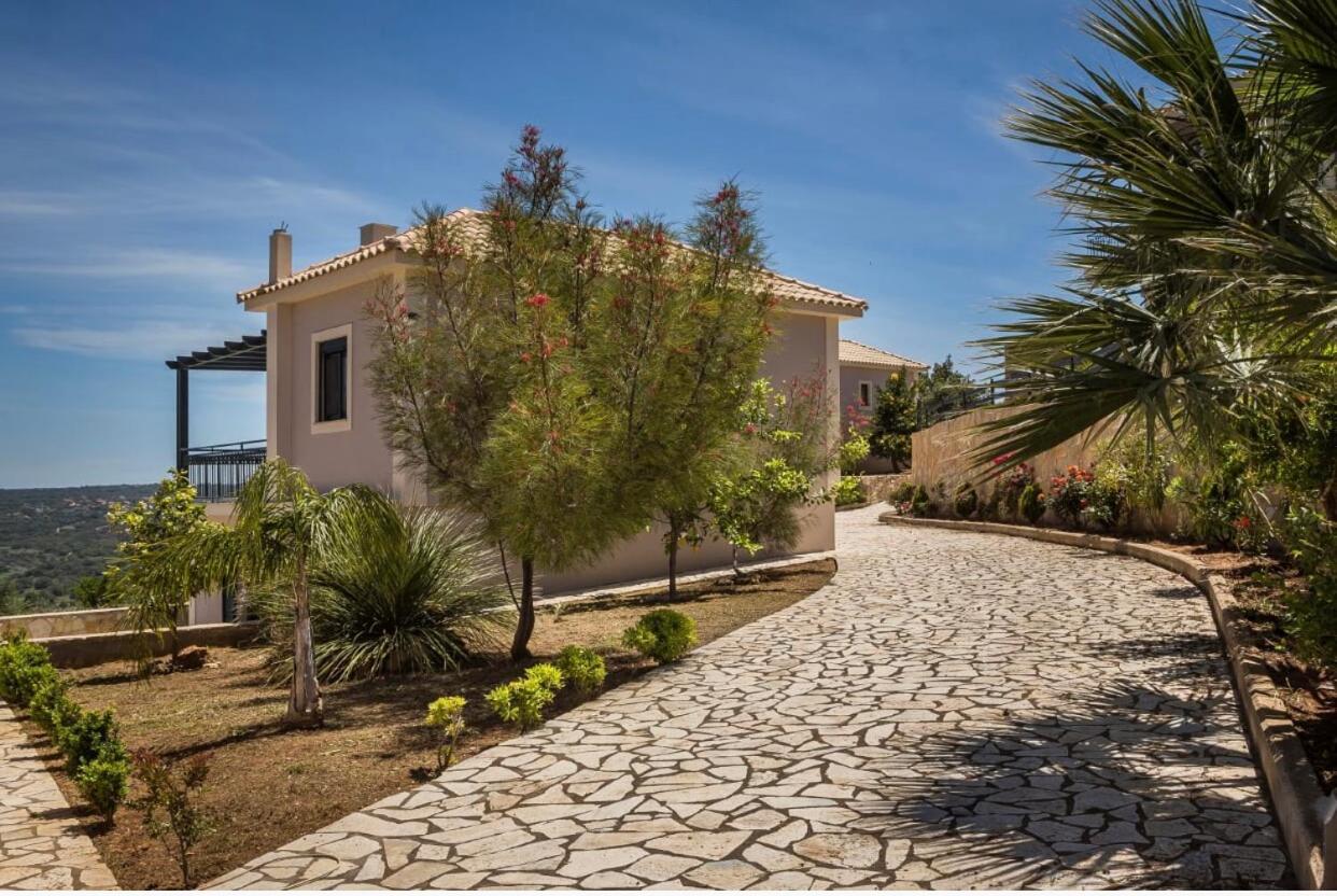 Peaceful House With An Awesome View Villa Khelmata Exterior photo